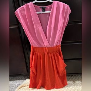 Pink and Orange H&W Dress
